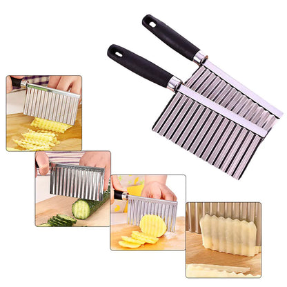 Multifunctional Potato Knife Wave Shredder