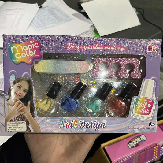 Bei bei ke Magic Color Design Sparkling Manicures Nail Design (4.5ml x 4pcs) - No. K1C160