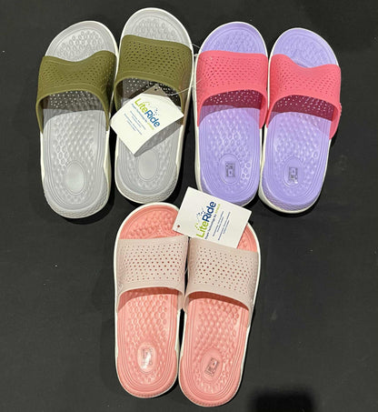 Crocs LiteRide Slide Slippers (Random Design & Sized)