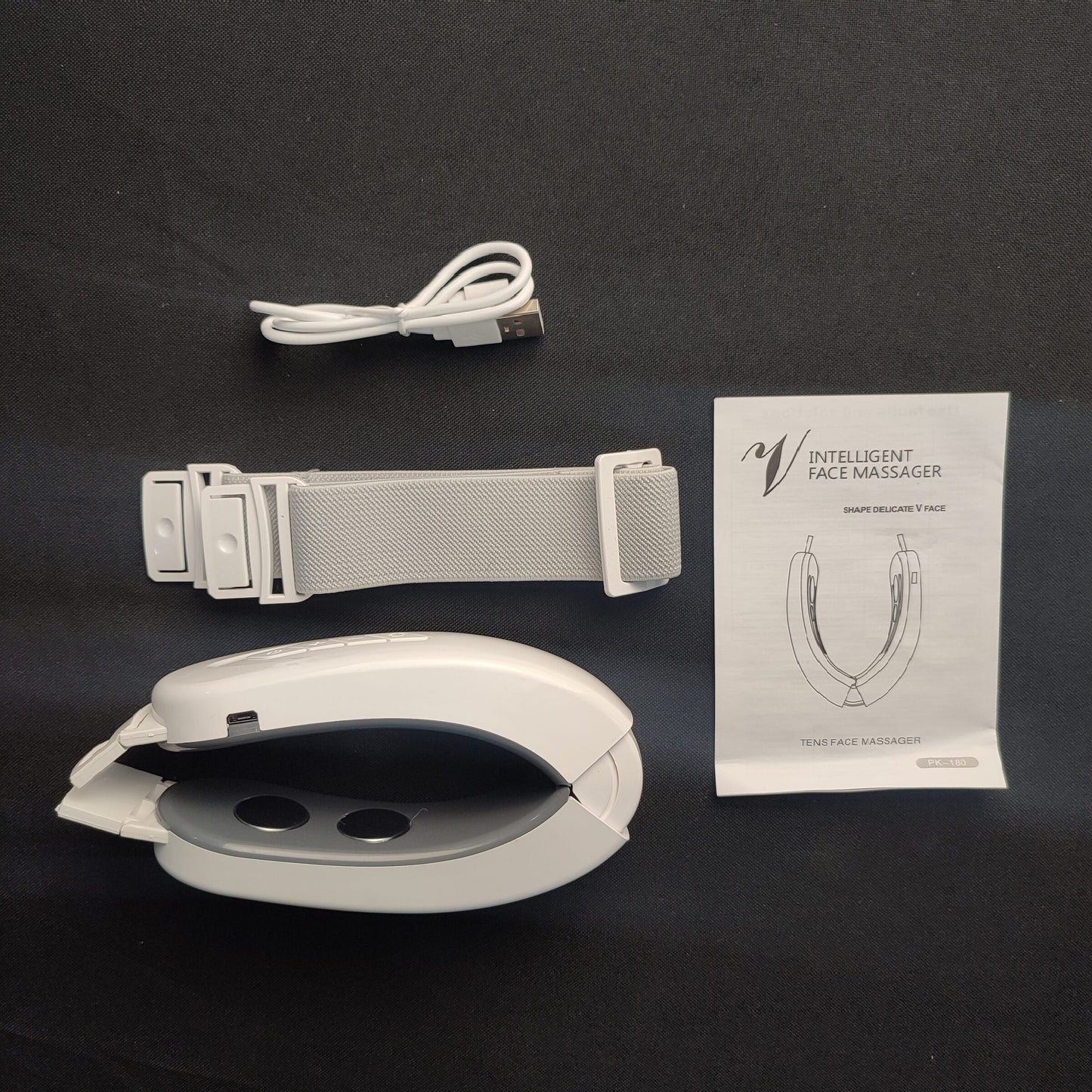 PK-180 Intelligent Face Massager Reshape Delicate V Face - White