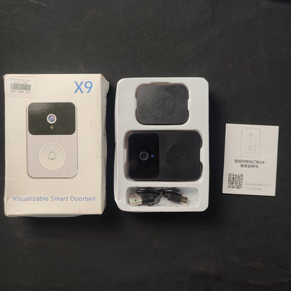 X9 Visualizable Smart Doorbell - Black