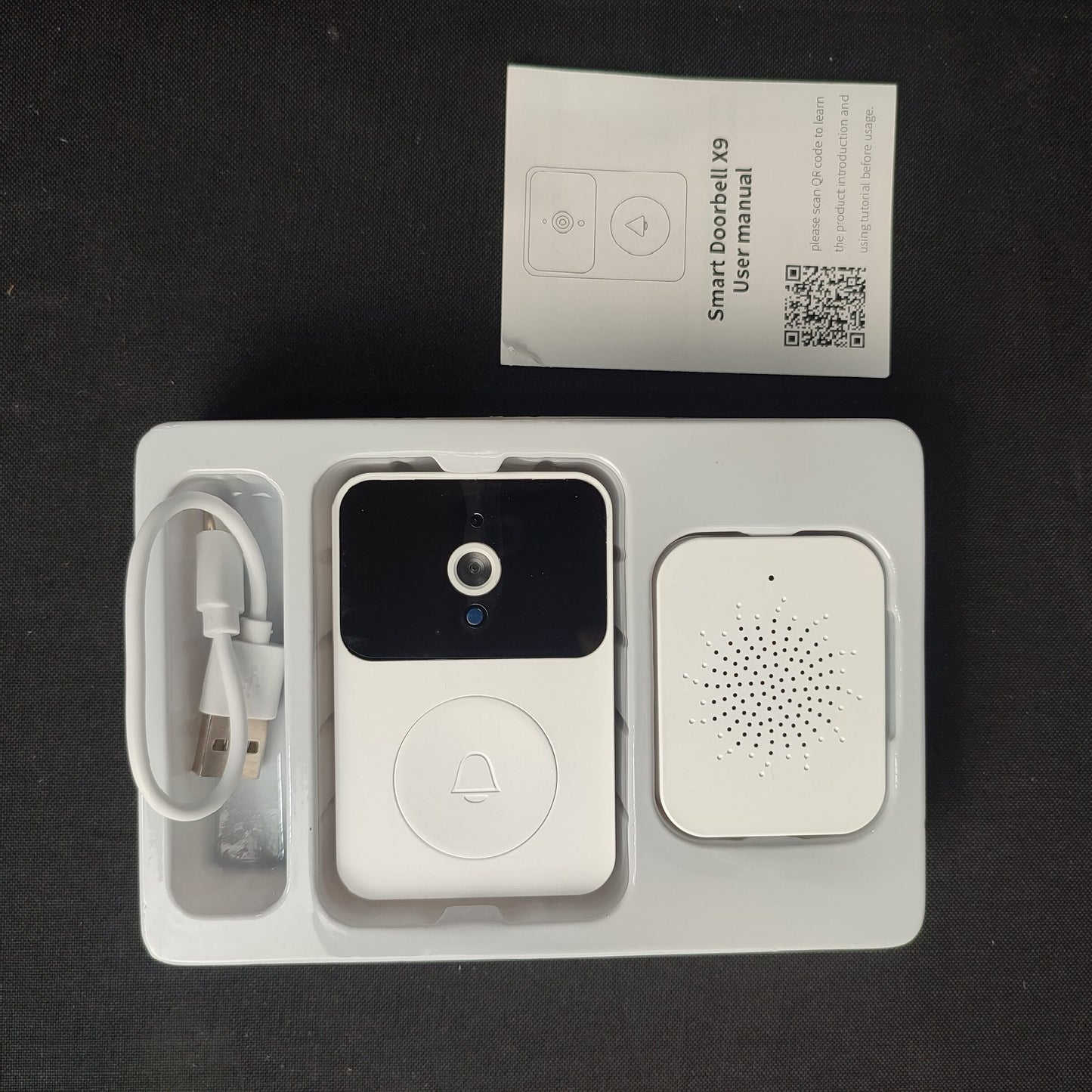 X9 Visualizable Smart Doorbell - White