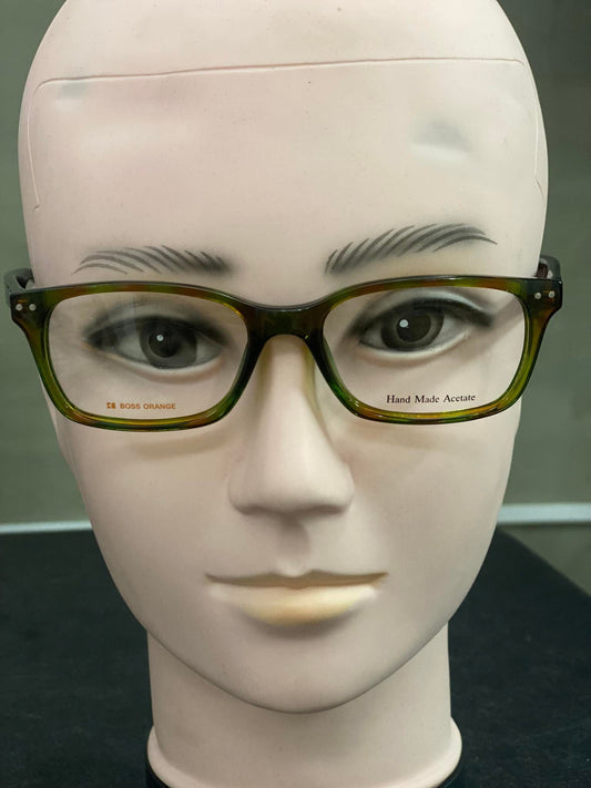 Plastic Frame BOSS ORANGE Brown/Green(BO-0024AF6) Eyeglass