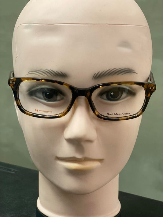 Plastic Frame BOSS ORANGE Transparent Black/Orange (B0 0024 AB3) Eyeglass