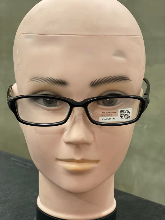 Plastic Frame JINS Black (AMCF15S126A94) Eyeglass