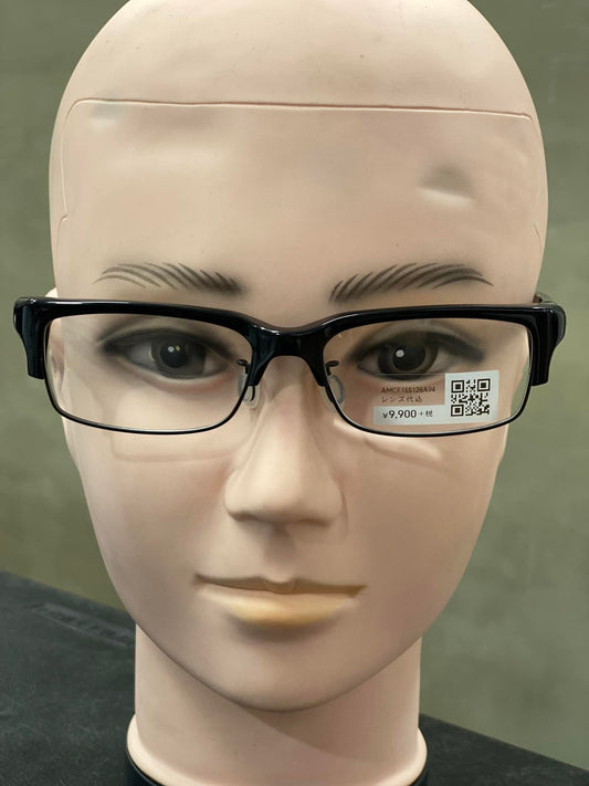 Plastic Frame JINS Black (AMMF-15S123C94) Eyeglass