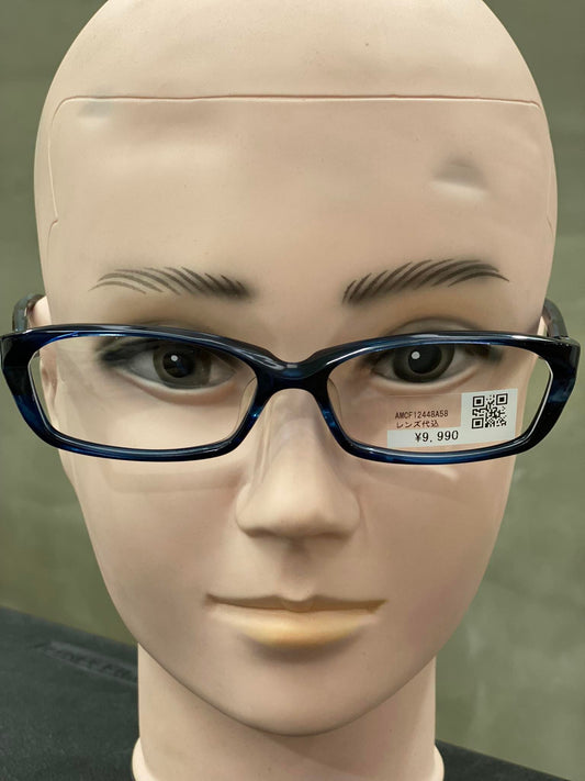 Plastic Frame JINS Black/Blue (AMCF-12448A58) Eyeglass