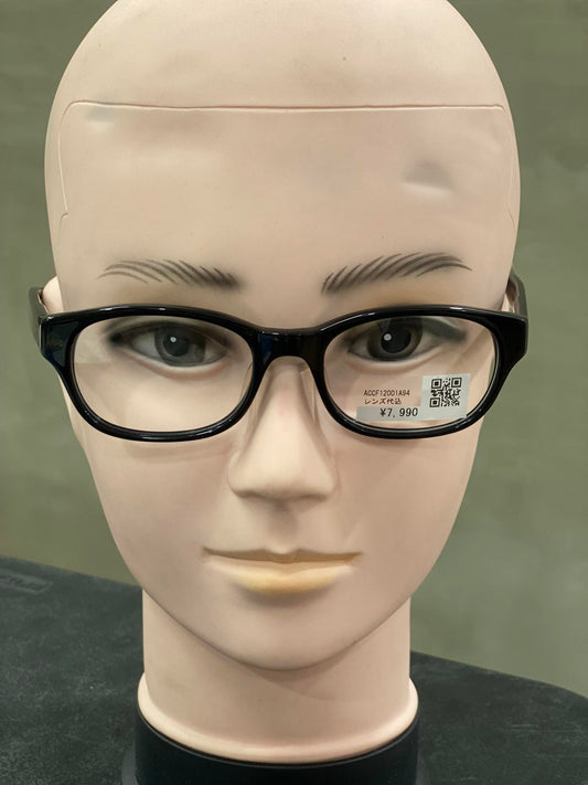 Plastic Frame JINS CLASSIC Glossy Black (ACCF12001A94) Eyeglass