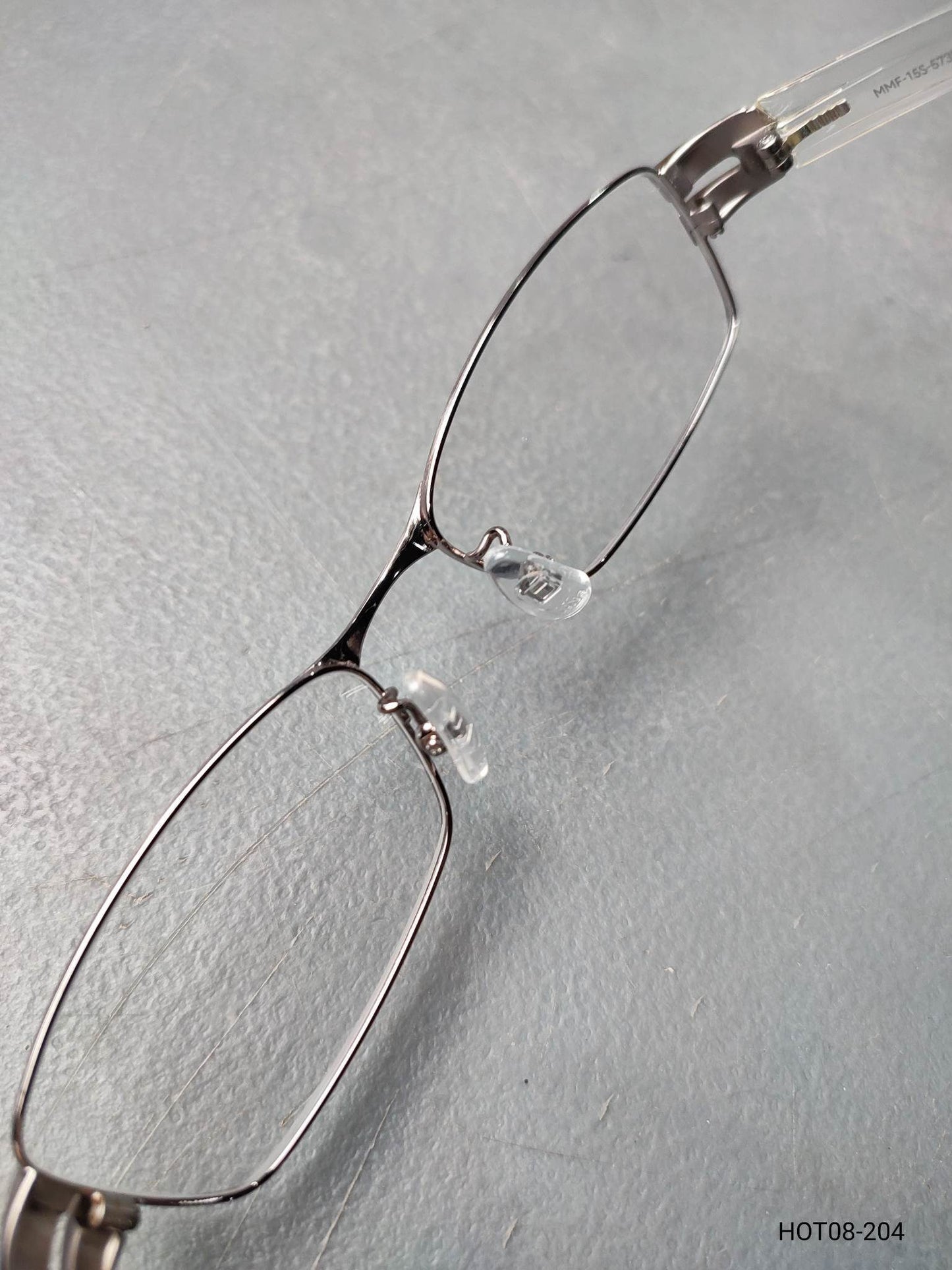 Plastic Frame JINS Transparent/Silver (MMF-15S 573F96) Eyeglass