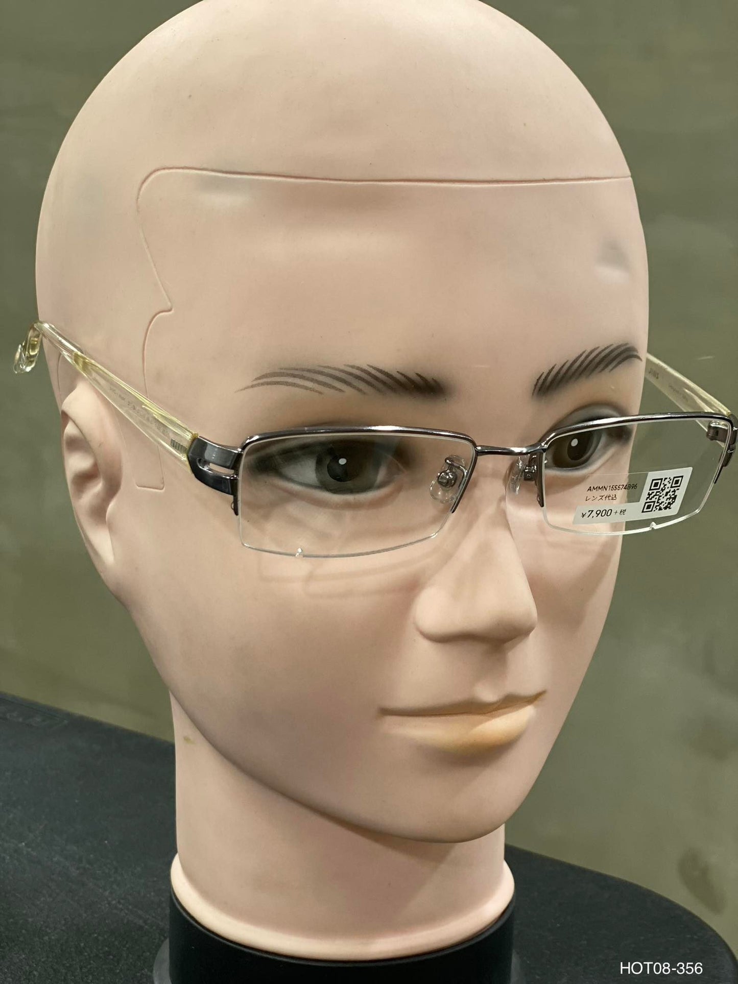 Metal Frame Eyeglass JINS Silver (AMMN15S574B96)