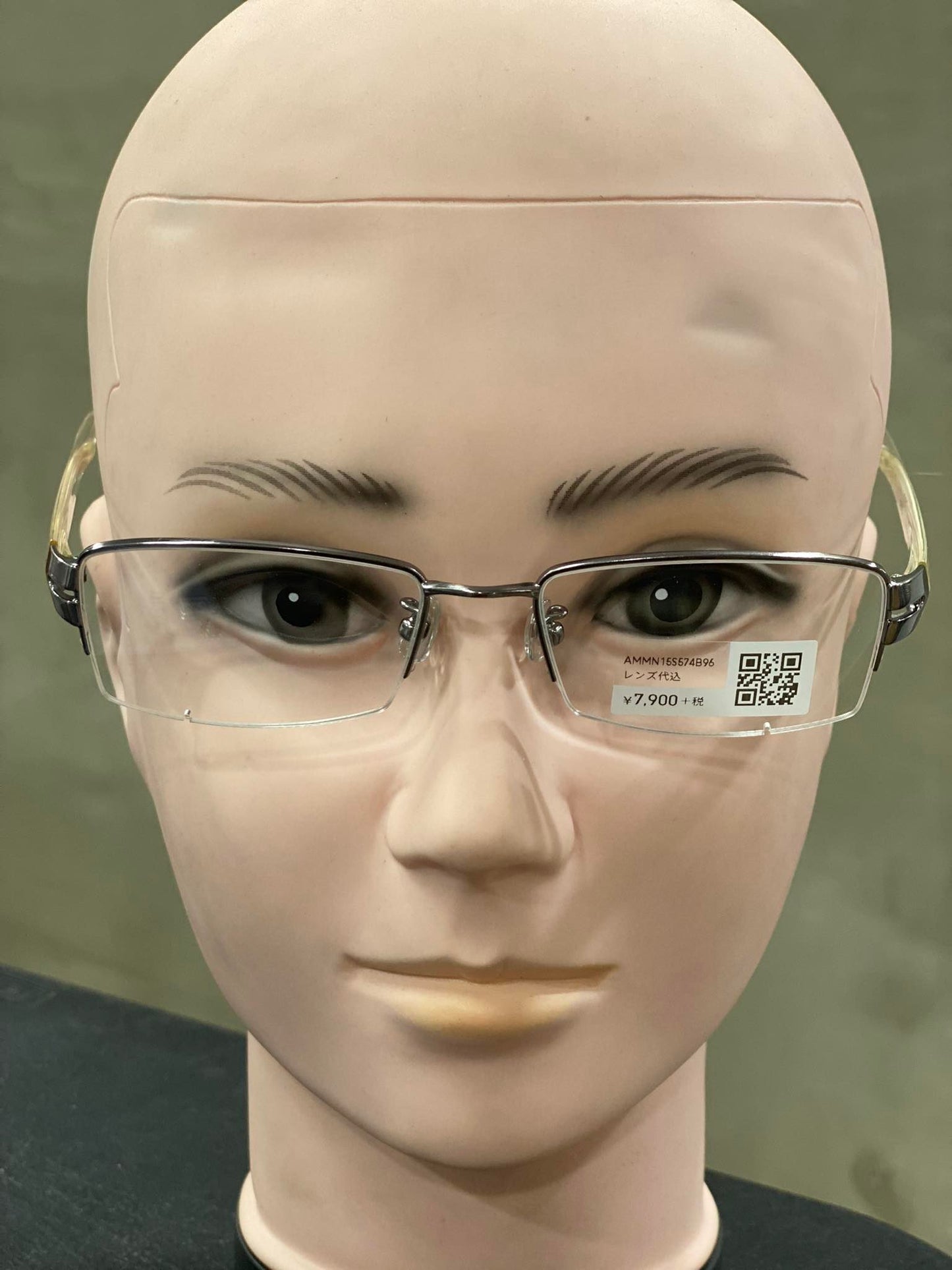 Metal Frame Eyeglass JINS Silver (AMMN15S574B96)