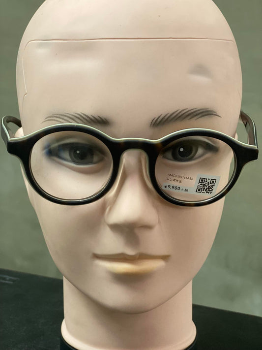 Plastic Frame JINS White/Matt Black (AMCF15S141A86) Eyeglass