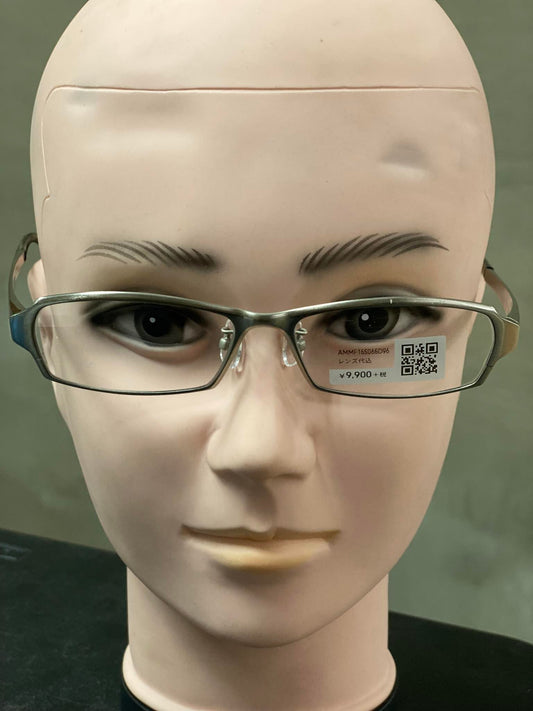 Plastic/Metal Frame JINS Silver (AMMF15S065D96) Eyeglass