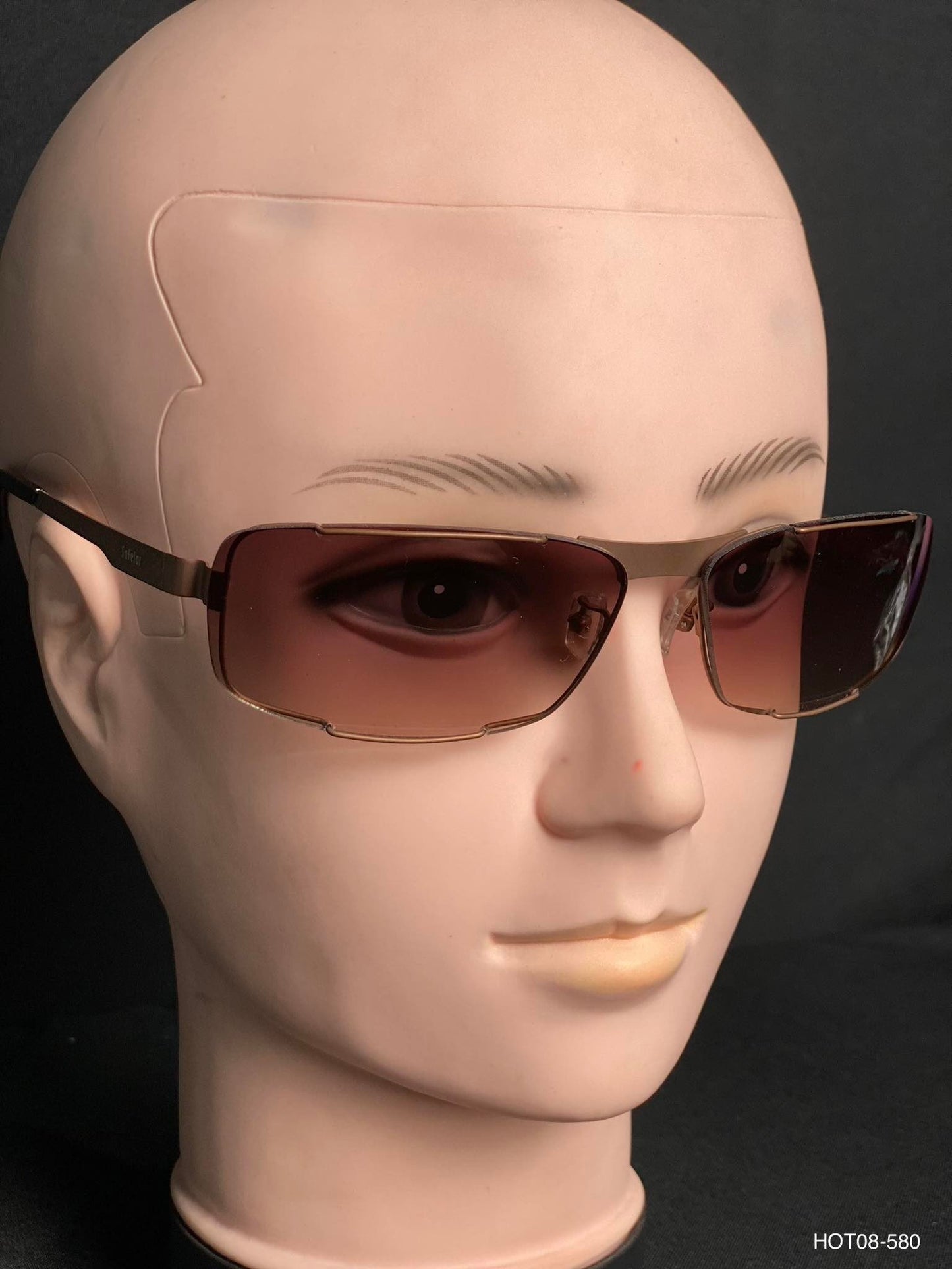 Metal Safelar Titanium RoseGold,Black (SF9009)-(Size:69-14-132) Sunglass