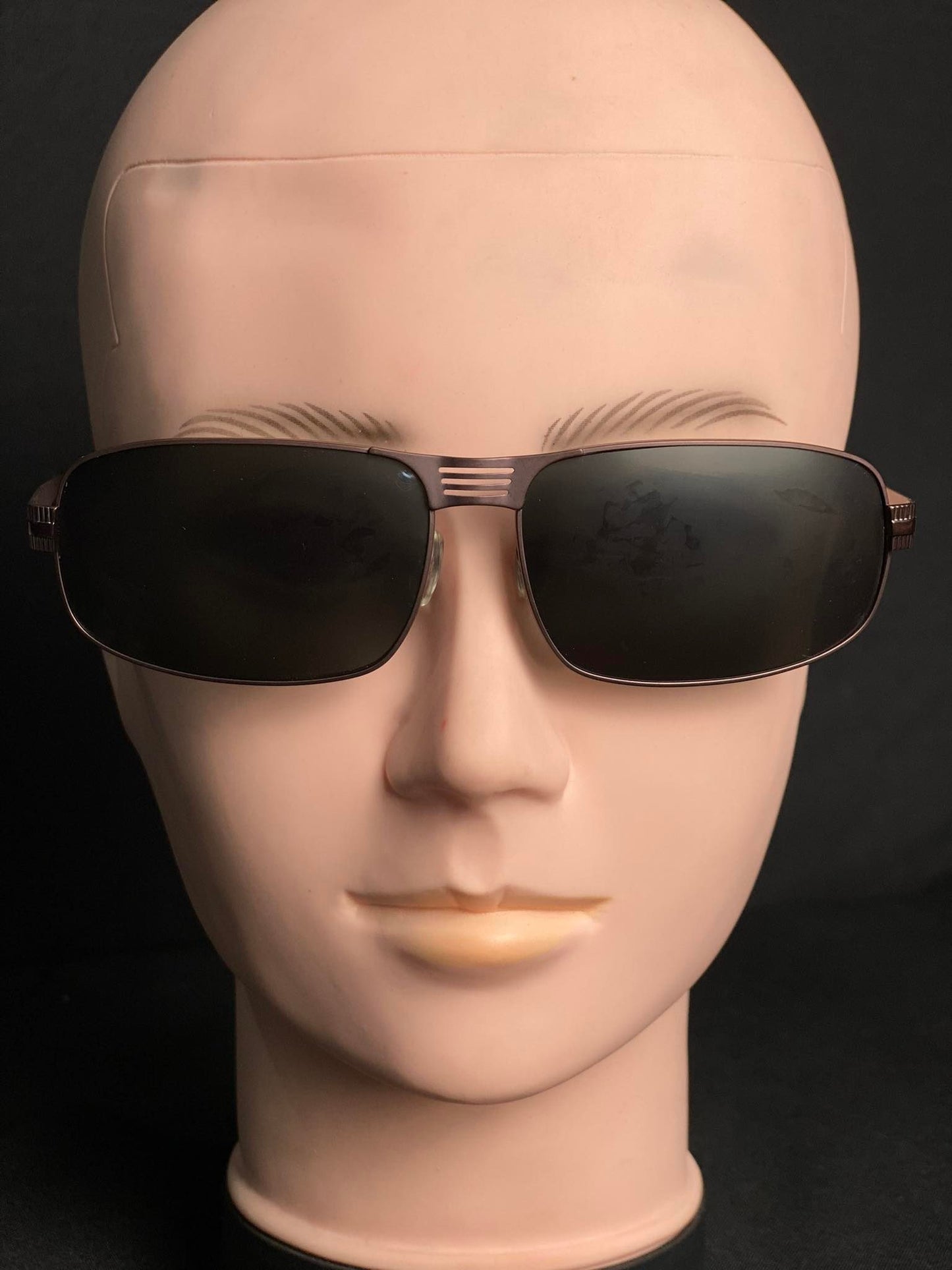 Metal Zona Titanium Rose Gold,Brown (ZN9014)-(Size:64-14-135) Sunglass