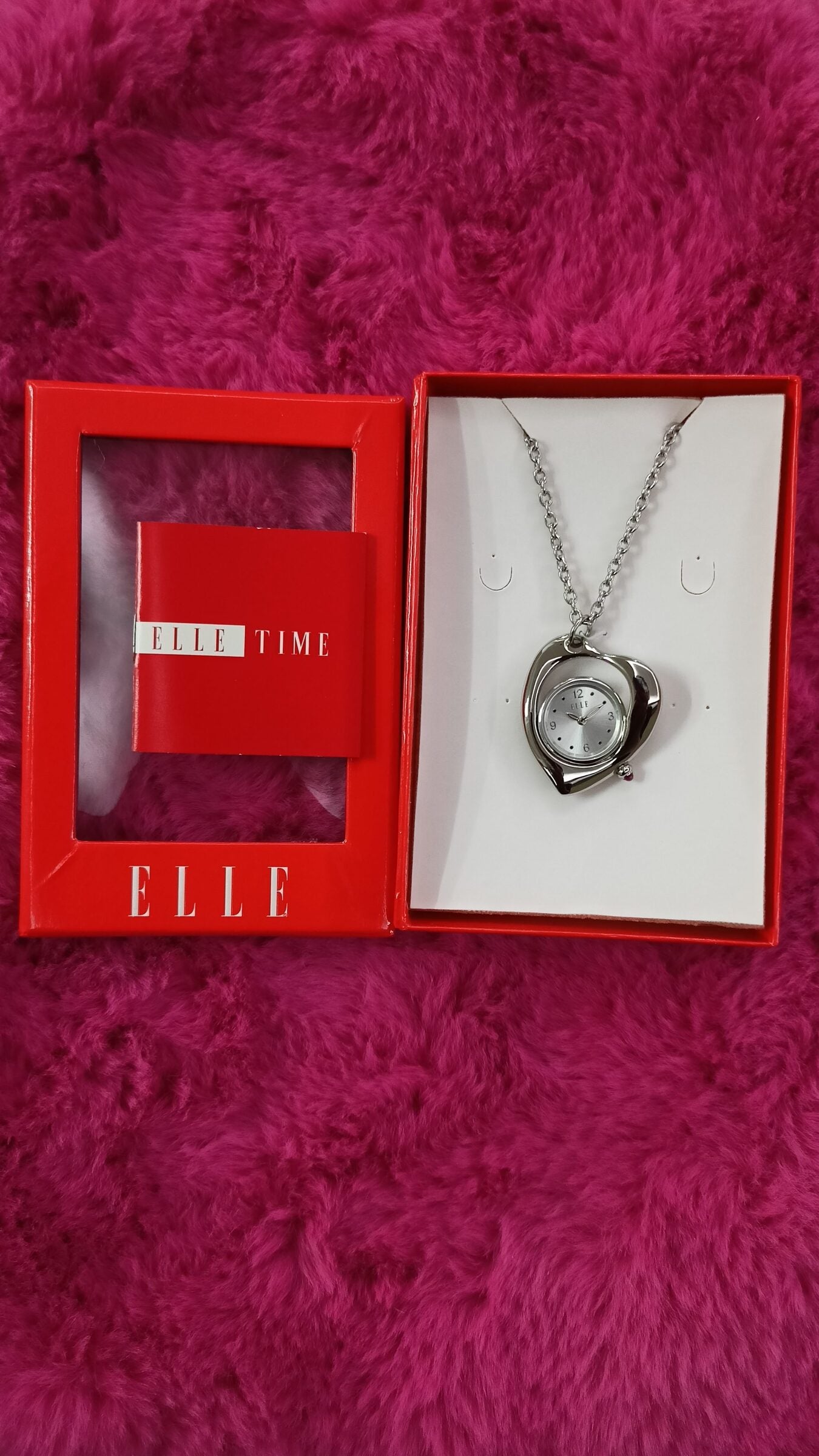 Elle Watch Steel Necklace Heart Shape w/ Box(EL20123C04N)