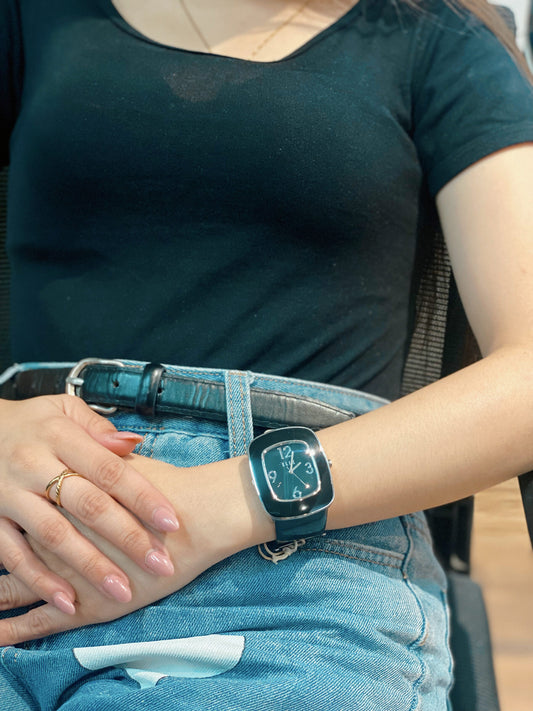 Elle Watch Black Leather Big(EL20015S04C)