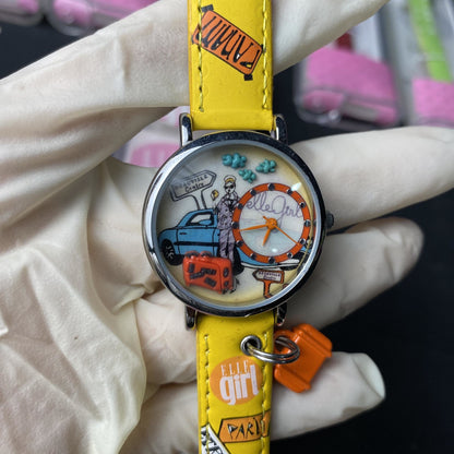 Girl Elle Watch Yellow Paris(GW40056S02X)