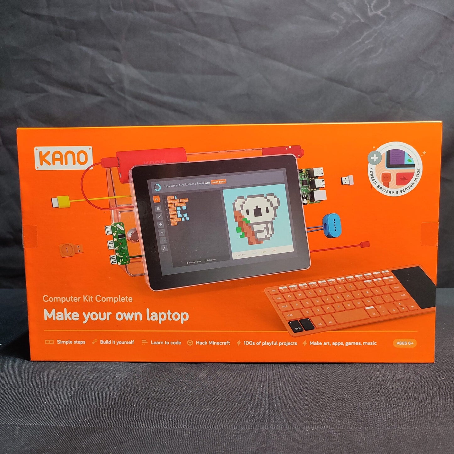 Kano Computer Kit Complete -Make Your Own Laptop - Amazon Pull-out