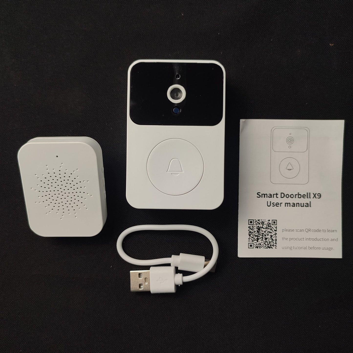 X9 Visualizable Smart Doorbell - White