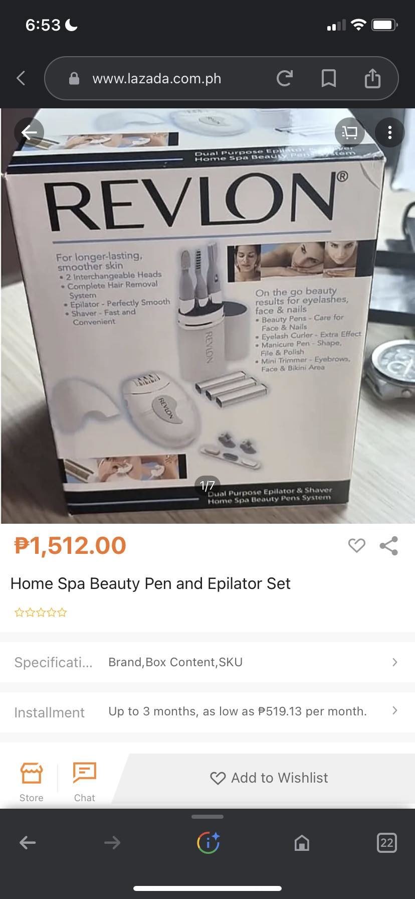 Revlon Dual Purpose Epilator and Shaver/ Home Spa Beauty Pens