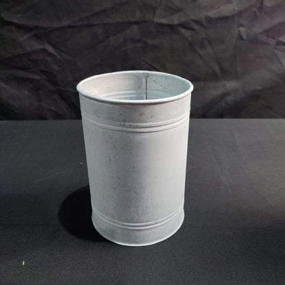 Galvanized Cylinder Canister - Set of 3s