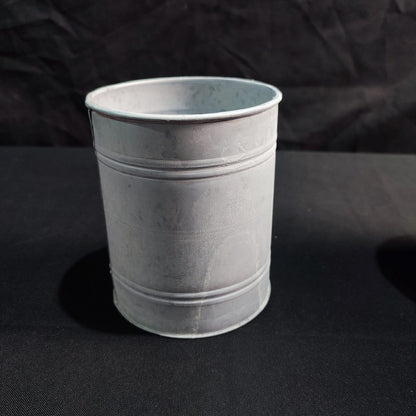 Galvanized Cylinder Canister - Set of 3s