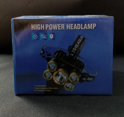 Rechargeable High Power 5 Headlamp