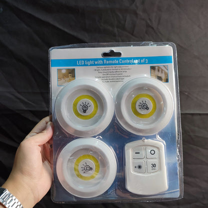 Led Light With Remote Control Set of 3 Emergency Light