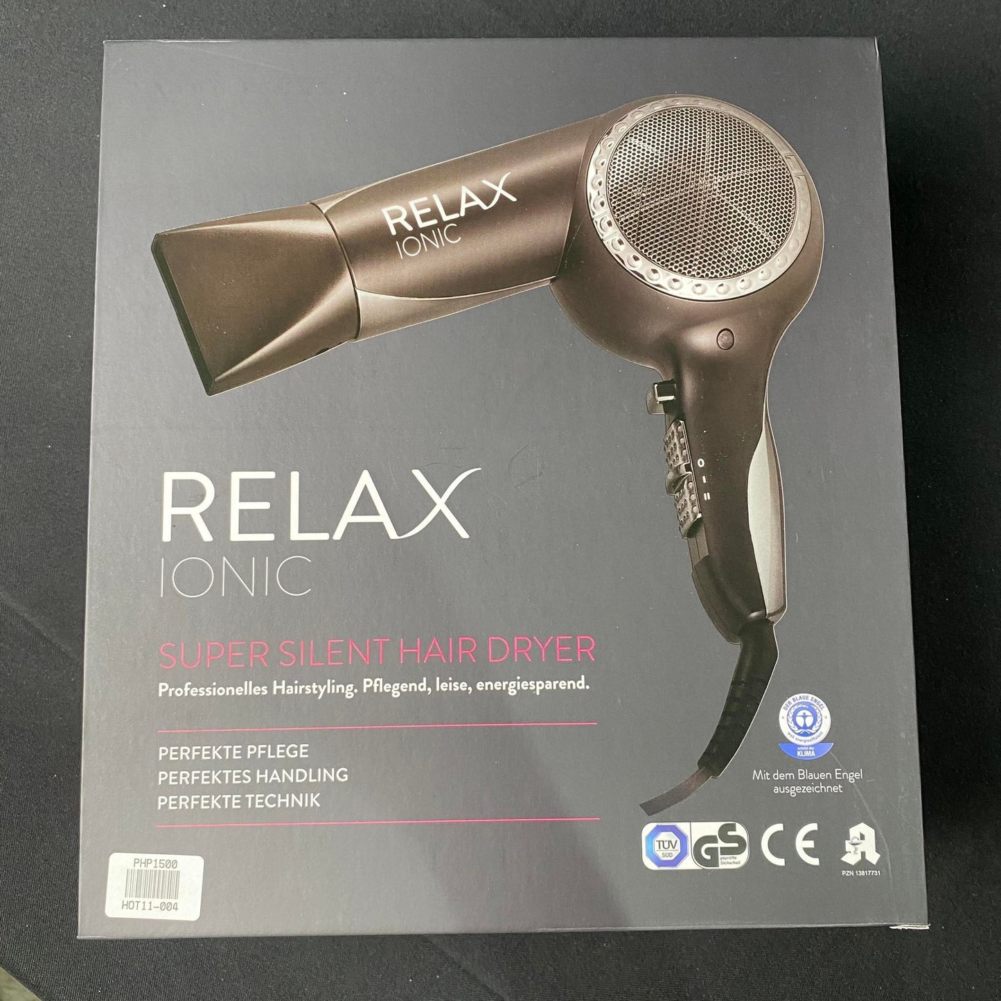 Relax Ionic Super Silent Hair Dryer in the World with Quality Box