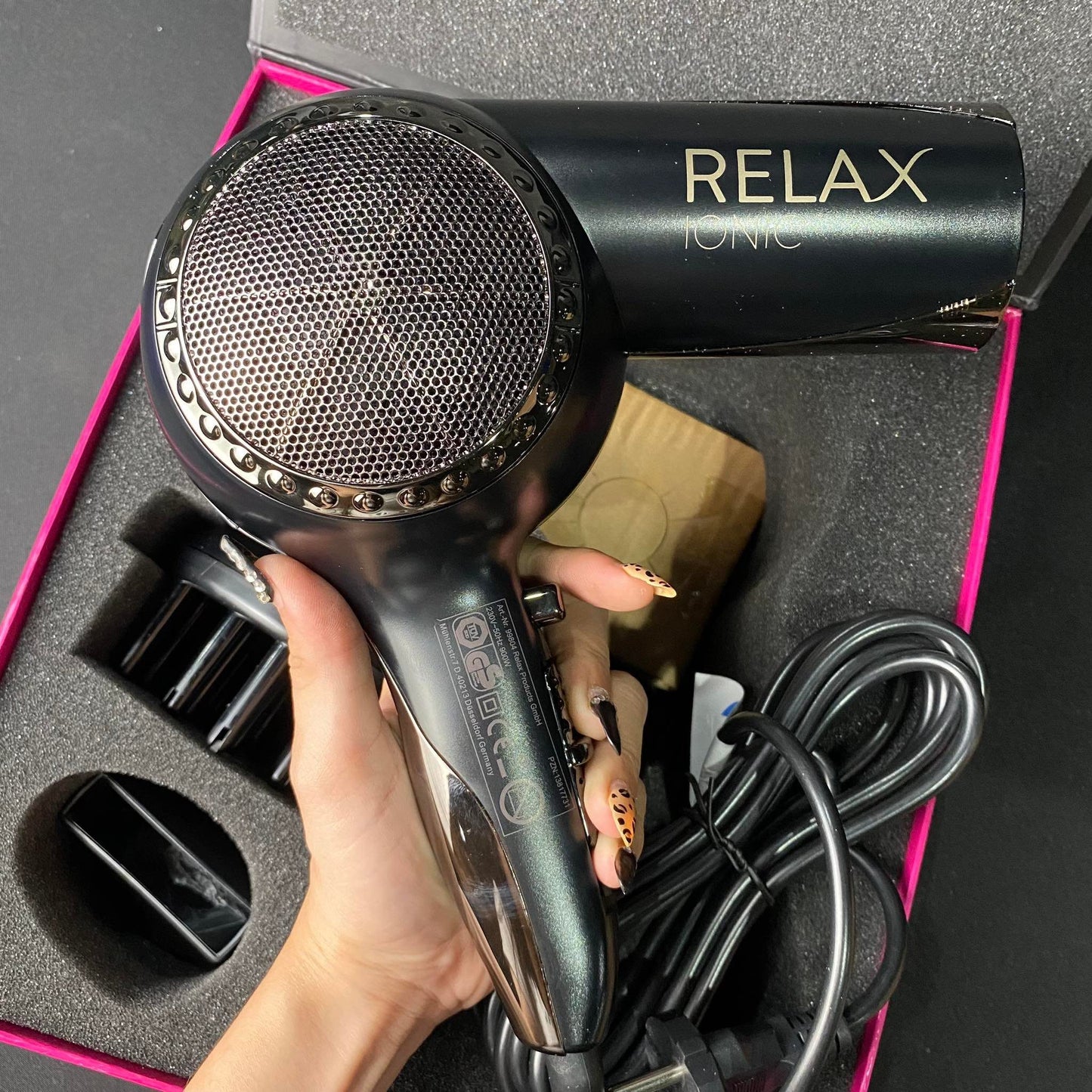 Relax Ionic Super Silent Hair Dryer in the World with Quality Box