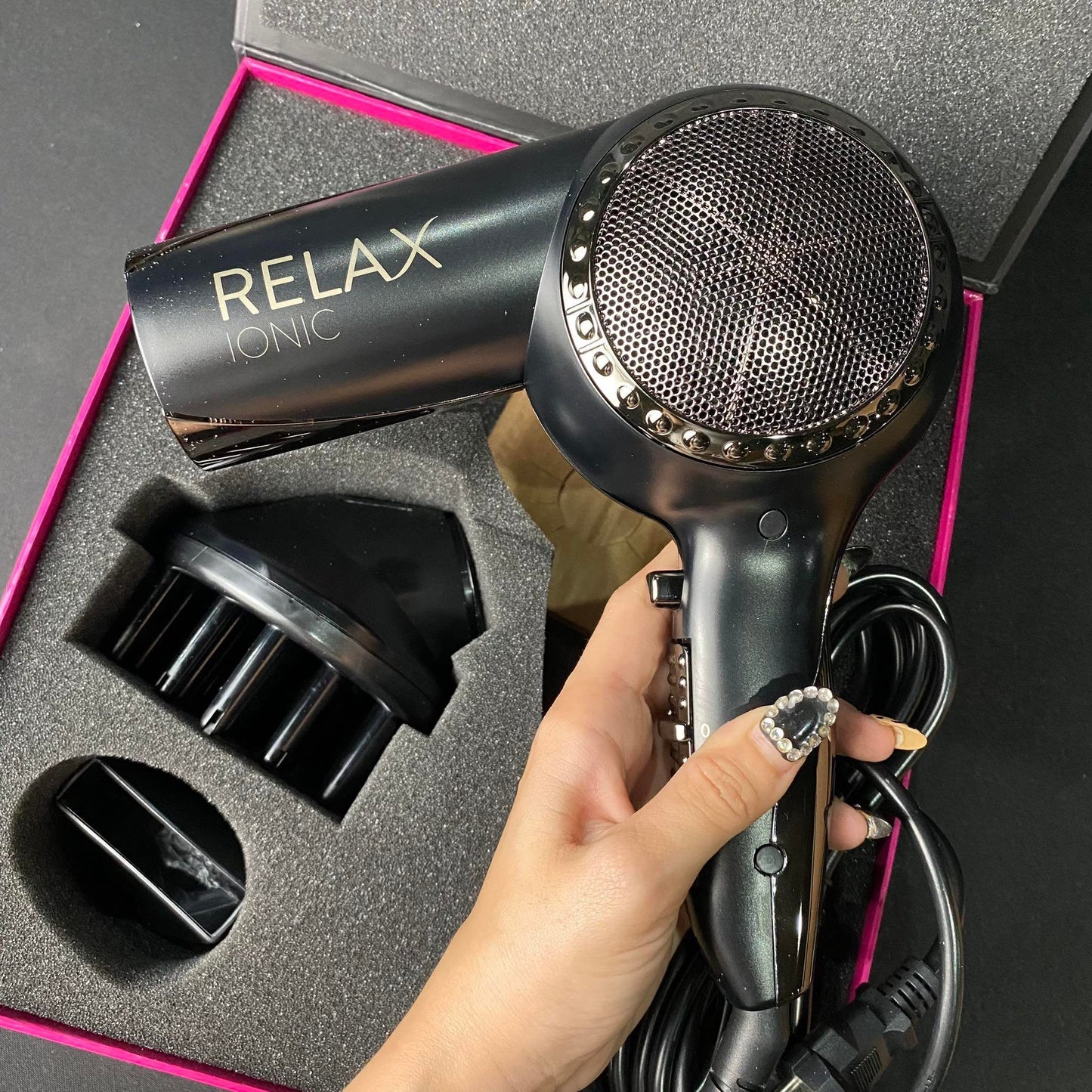 Relax Ionic Super Silent Hair Dryer in the World with Quality Box