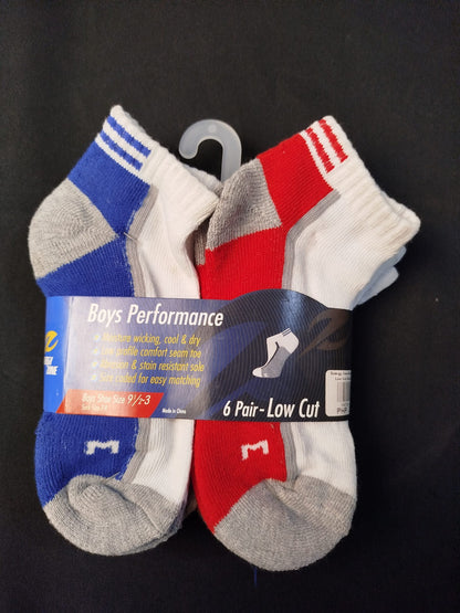 Energy Zone Assorted Color Low Cut Sock (6 Pairs) - International Mall Pull-out