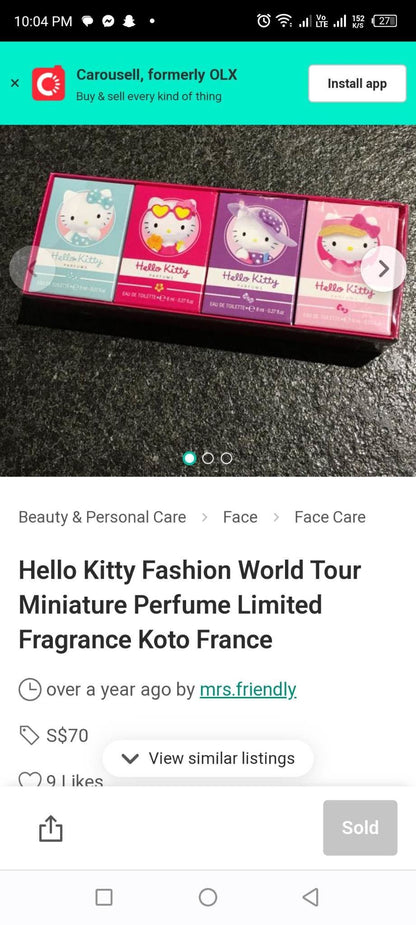 Hello Kitty Parfums