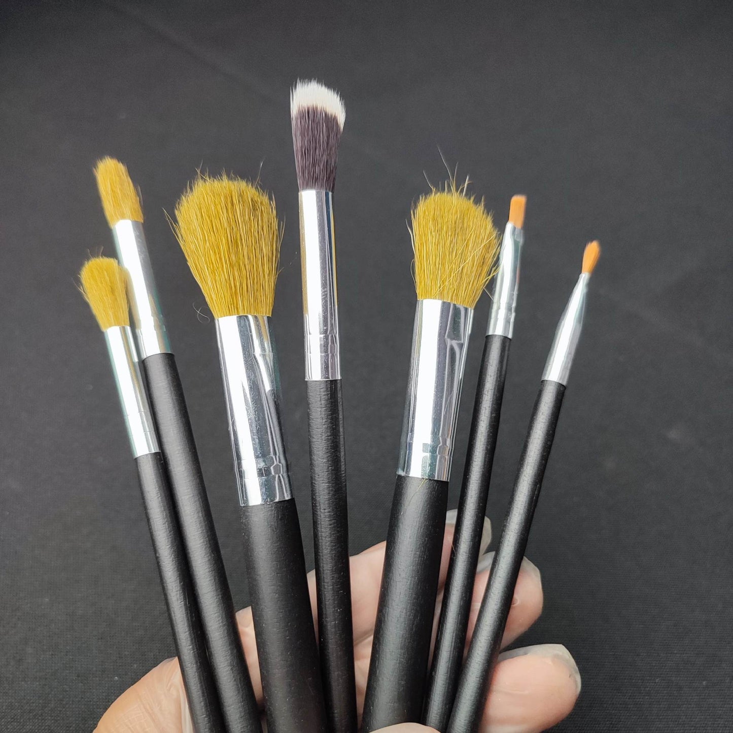 Make up Brush Set (Gold Pouch)