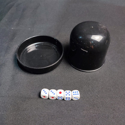 Dice Cup & 5 Small Dice