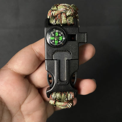 Survival Paracord Bracelet Outdoor Camping Hiking Bracelet