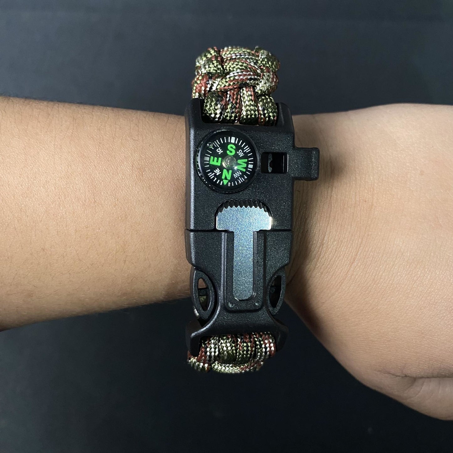 Survival Paracord Bracelet Outdoor Camping Hiking Bracelet