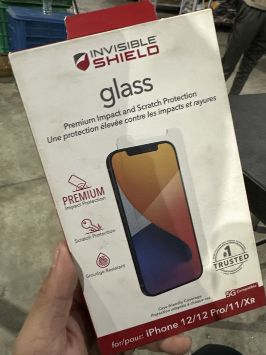 INVISIBLE SHIELD (UNIT: IPHONE 12/12 PRO/11/XR COLOR: GLASS)