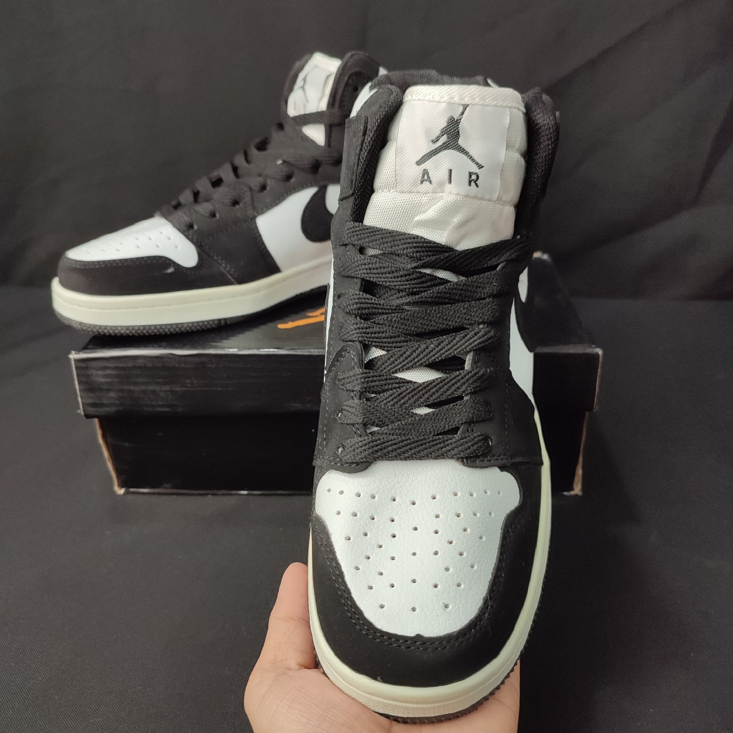 Nike Air Jordan 1 High Retro OG Matte (Black/White) (CLASS TYPE QUALITY ONLY)