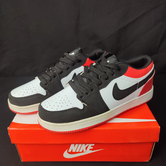 Nike Air Jordan 1 Low Retro Red Logo (Black/White/Red) (CLASS TYPE QUALITY ONLY)