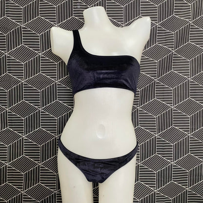 Authentic Australian Triangl Swimwear Swimsuit - Melrose - Midnight Black-Top