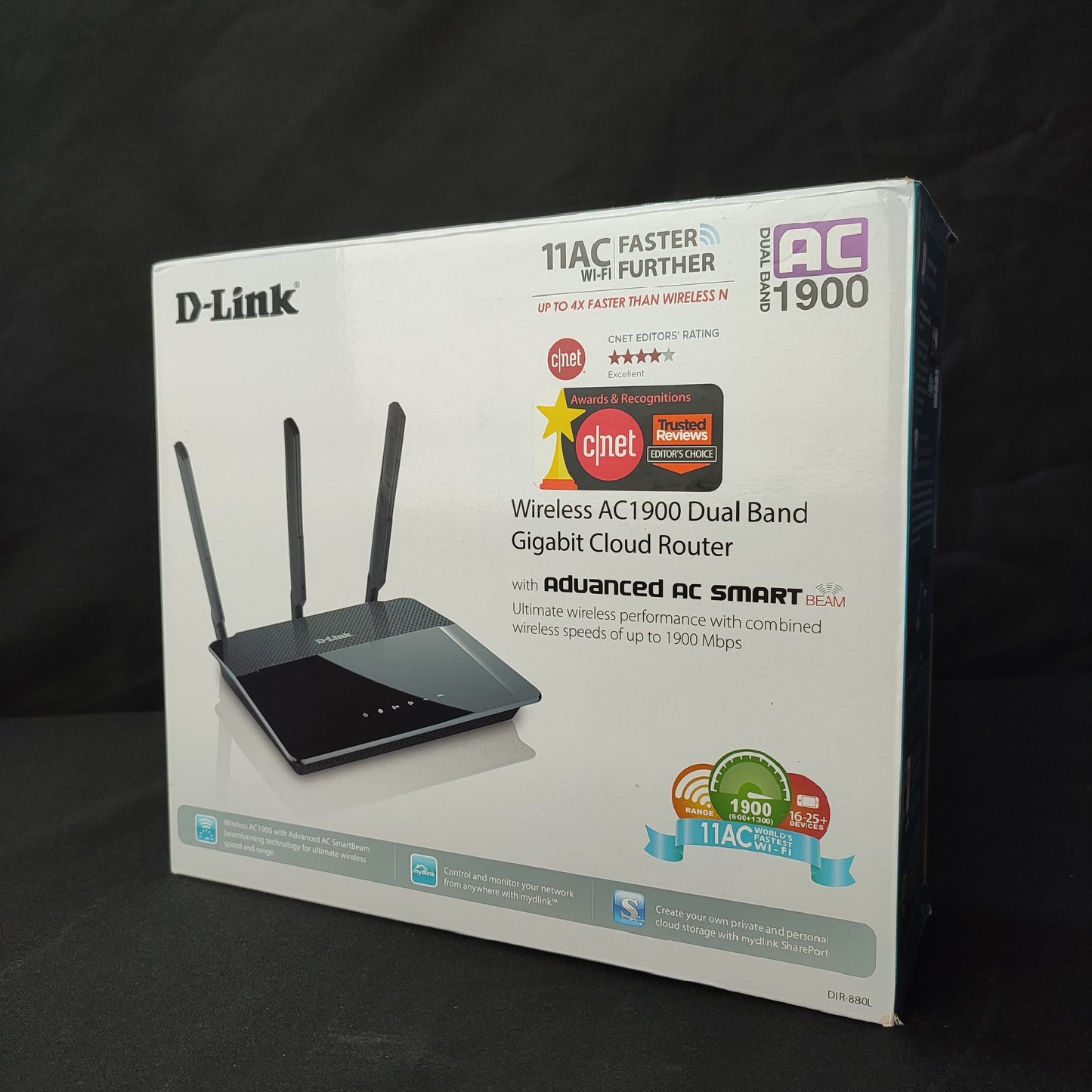 D-LINK DIR-880L Wireless AC1900 Dual Band GIgabit Cloud Router