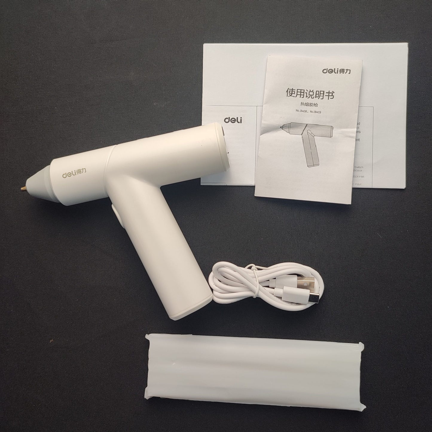 31408 Deli Home Series Hot Melt Glue Gun 10W - White