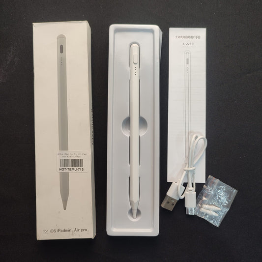 Active Stylus Pen For IOS iPadmini Air pro- White