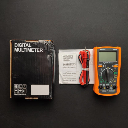 Aneng Digital Multimeter - Yellow with box