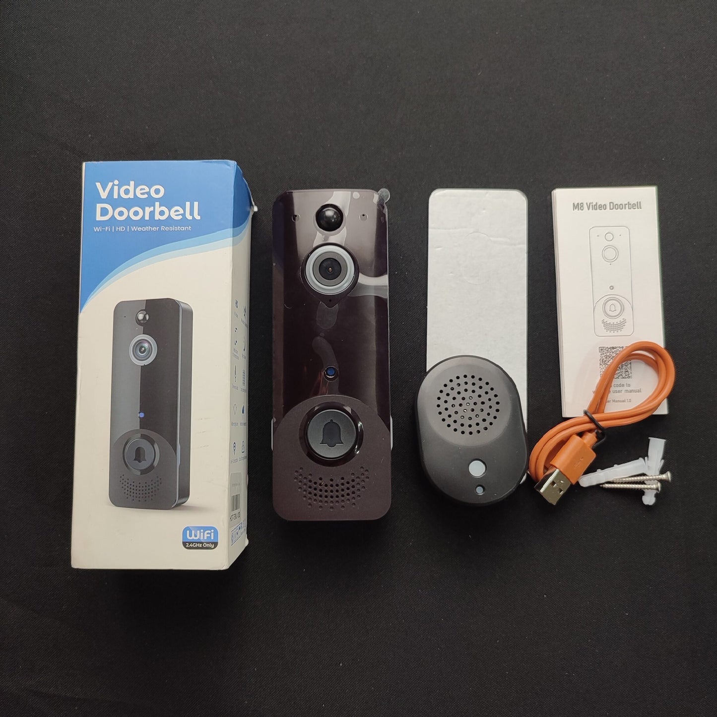 M8 Video Doorbell - Grey