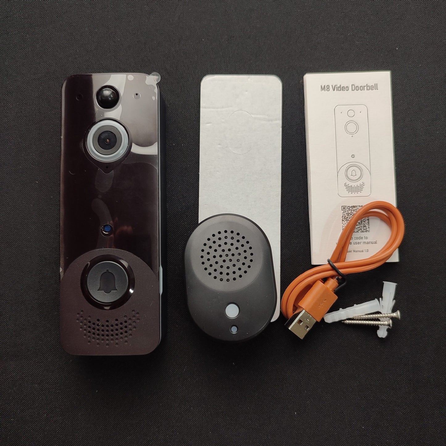 M8 Video Doorbell - Grey