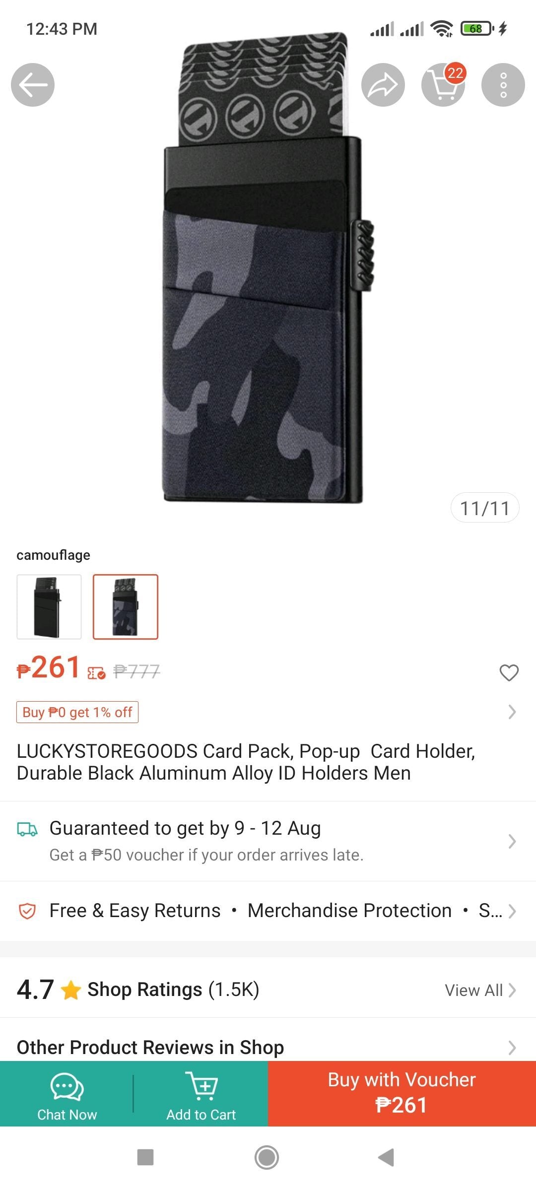 RFID Popular EDC Wallet - Black