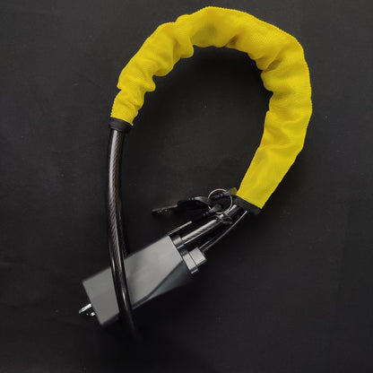 YA-308 Steering Wheel Lock Anti-theft Device - Yellow